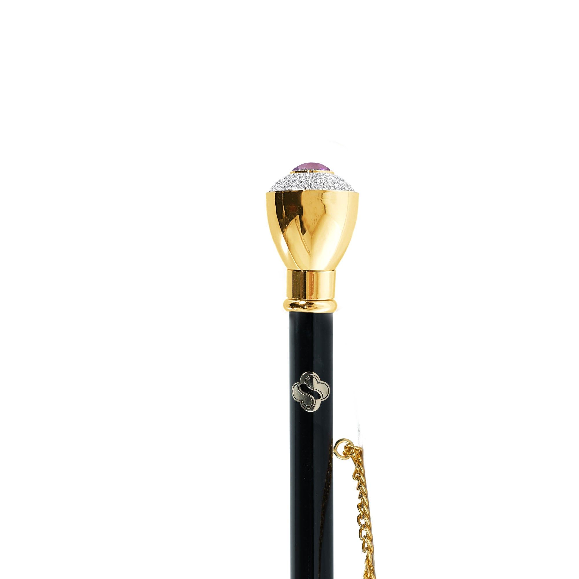 Unique Design Handmade Luxury 24K Gold Plated Shoehorn with Crystals