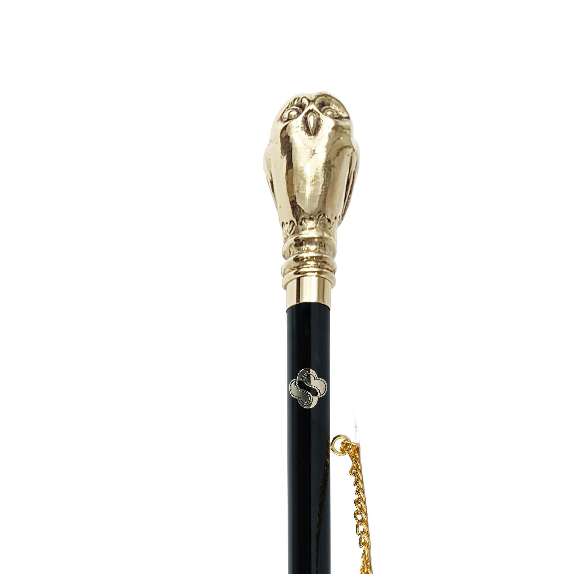 24K Gold-Plated Shoehorn with Owl Handle – Handcrafted Italian Luxury