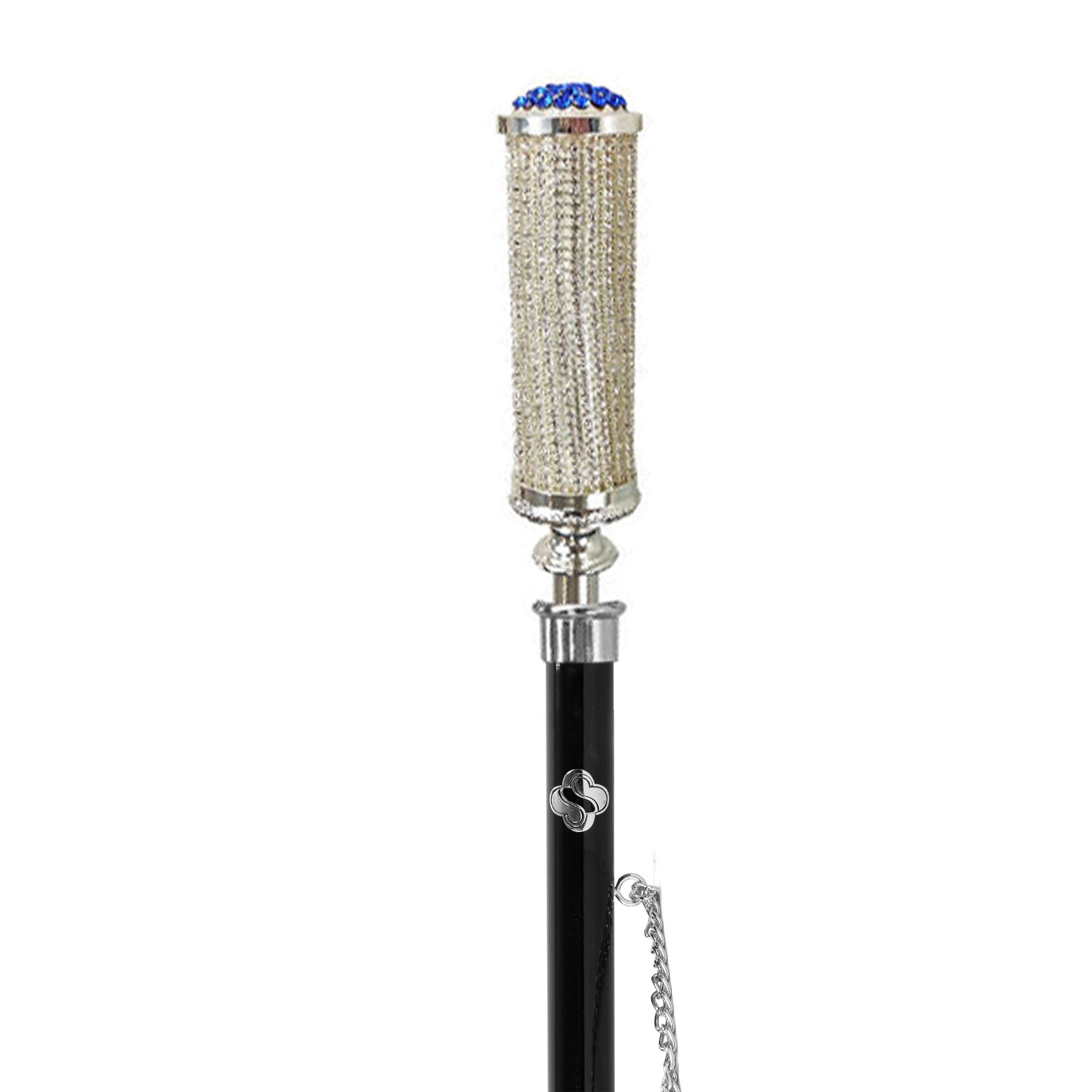 Elegant Silver Shoehorn with Sparkling Crystals – 925 Silver-Plated