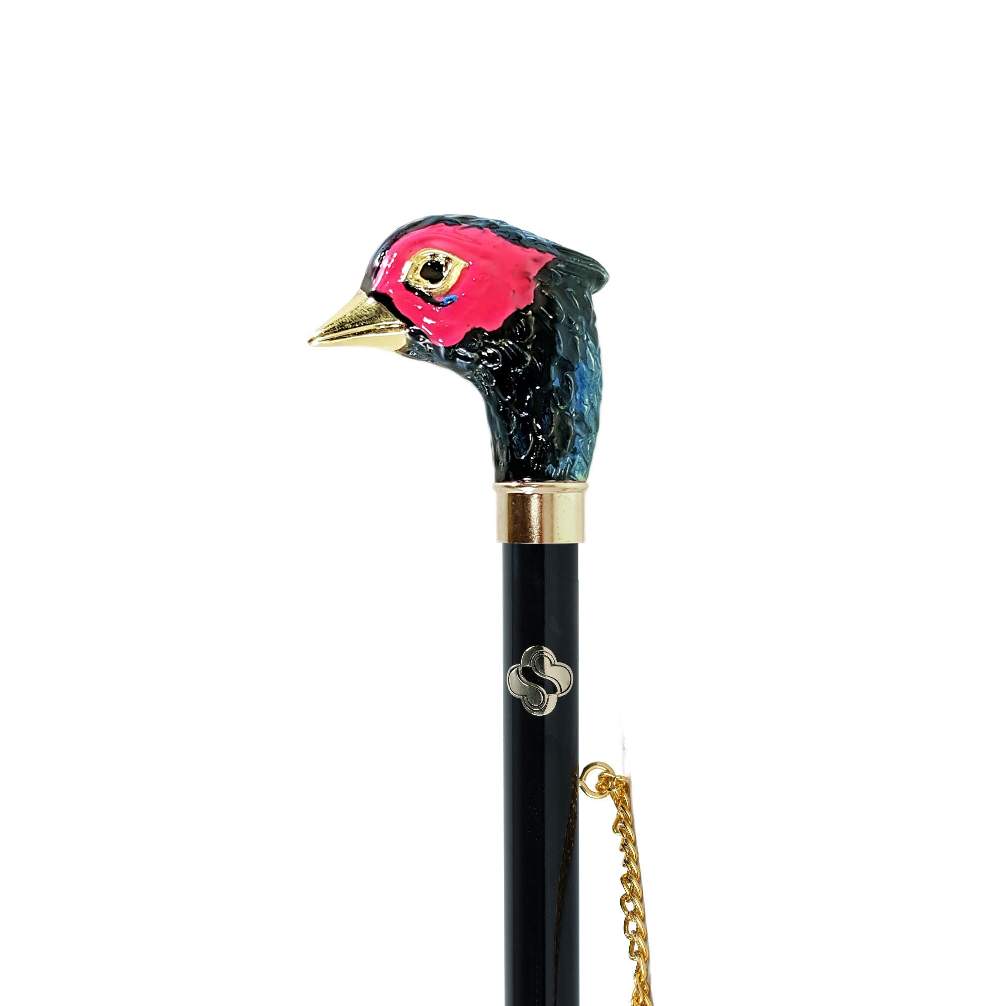 Pheasant Hand-Painted 24K Gold-Plated Pheasant Shoehorn