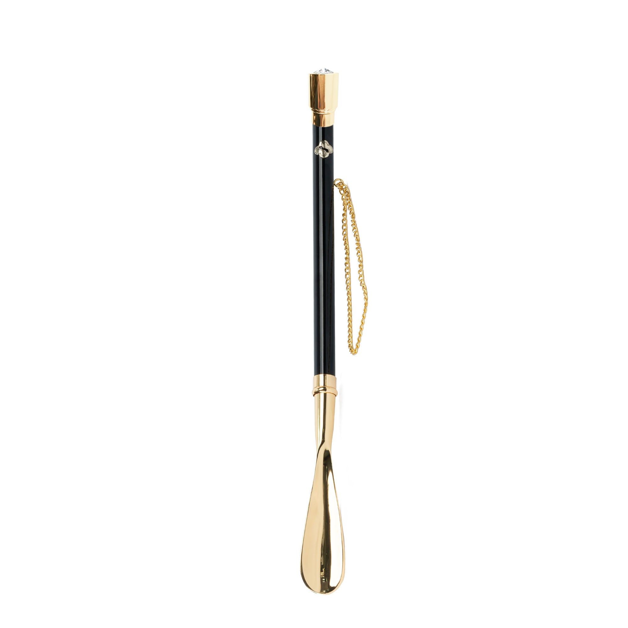 Luxury Italian Shoehorn with 24K Gold-Plated Golden Handle