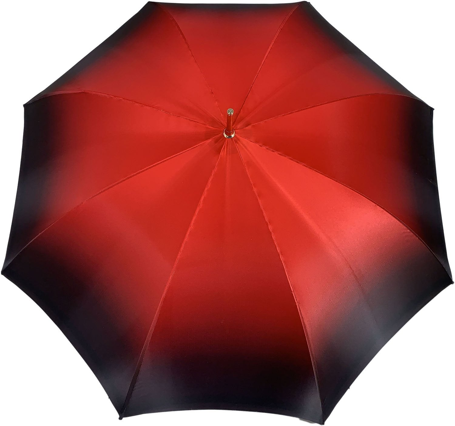 Handcrafted Elegant Red Double Canopy Umbrella with Rose Design