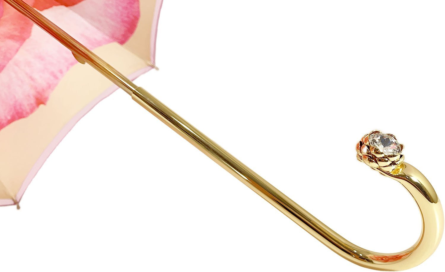 Exclusive Elegant Pink Umbrella with Rose Design