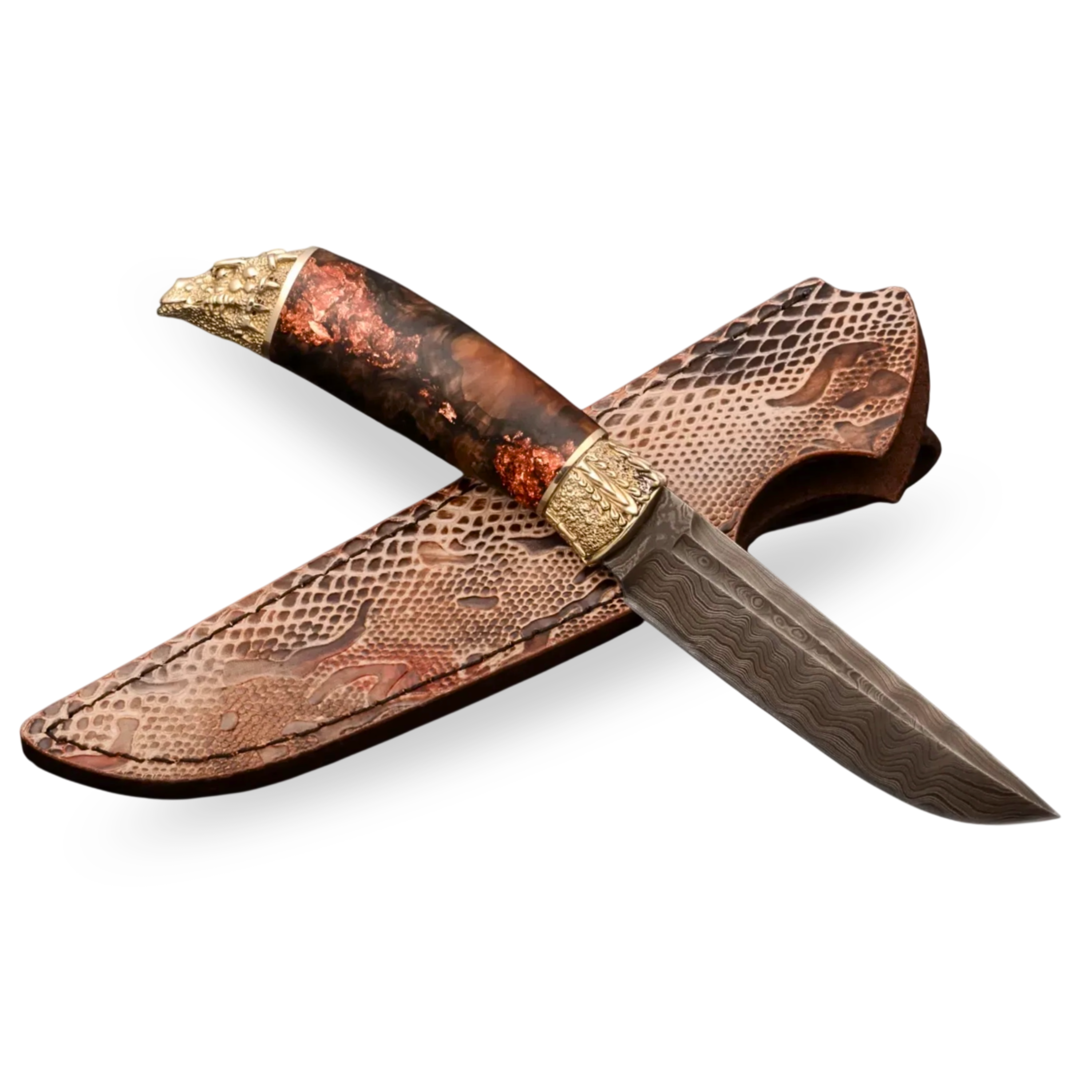 Dragon handmade art knife