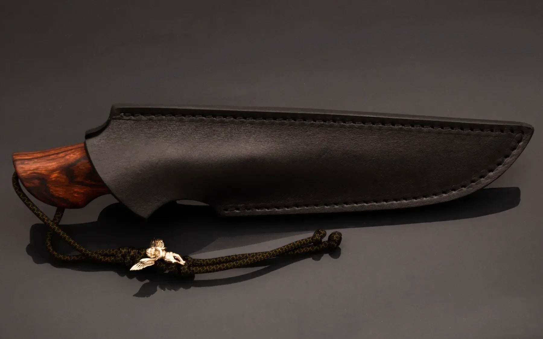 Nickel silver bolster artisan knife