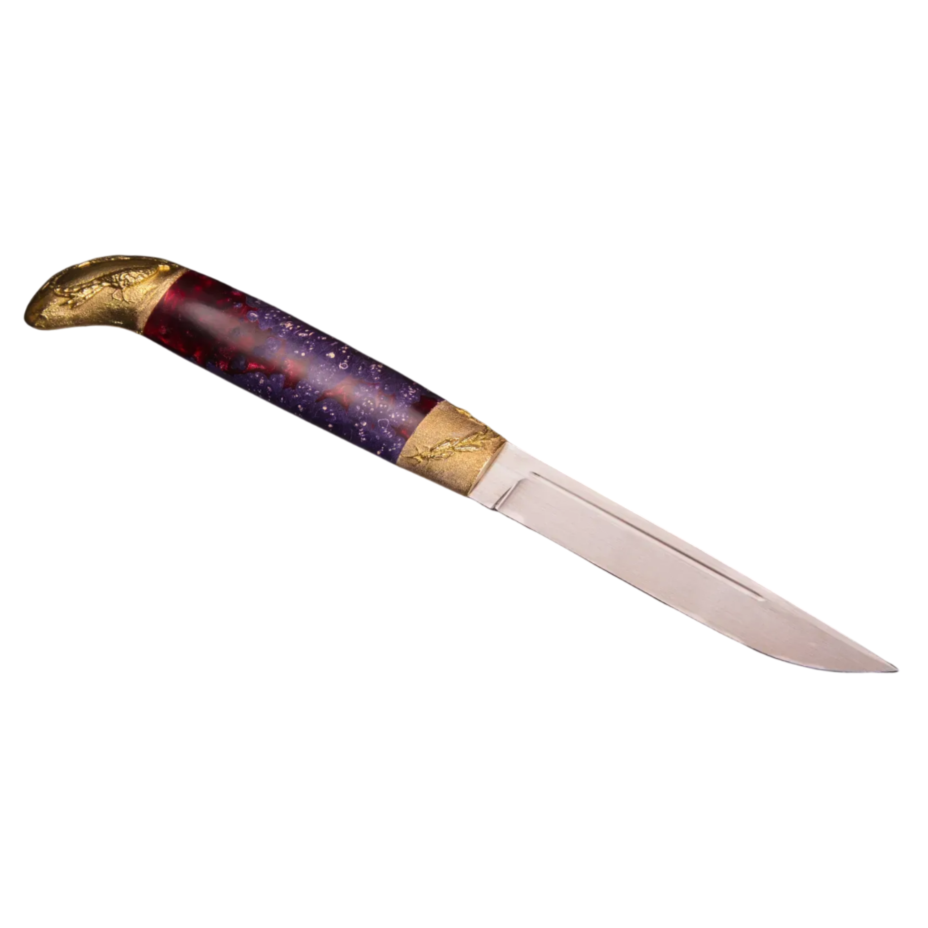 Finnish Puukko-Style Knife N690 Steel with Pheasant Design