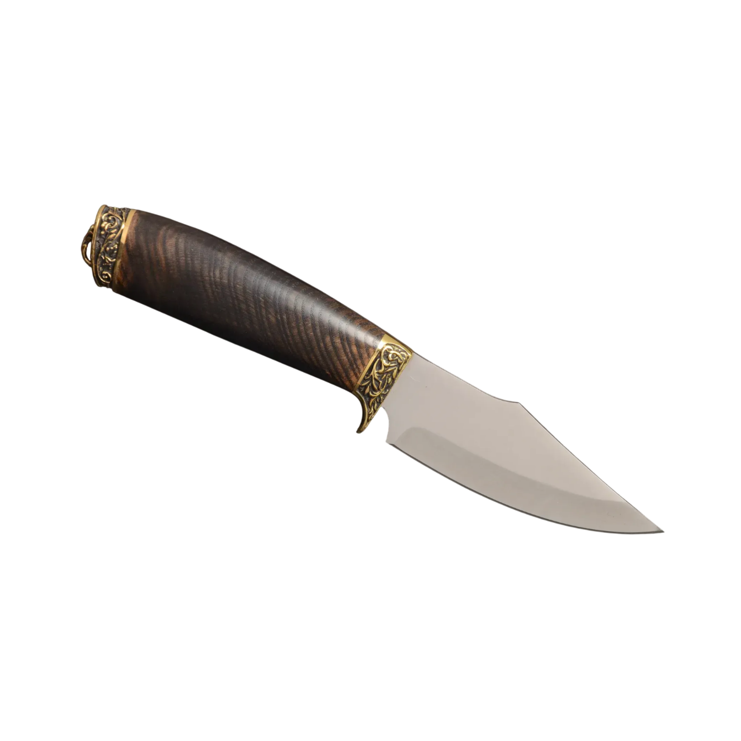 Compact Stainless Steel Knife 50X14MF with Hornbeam Handle