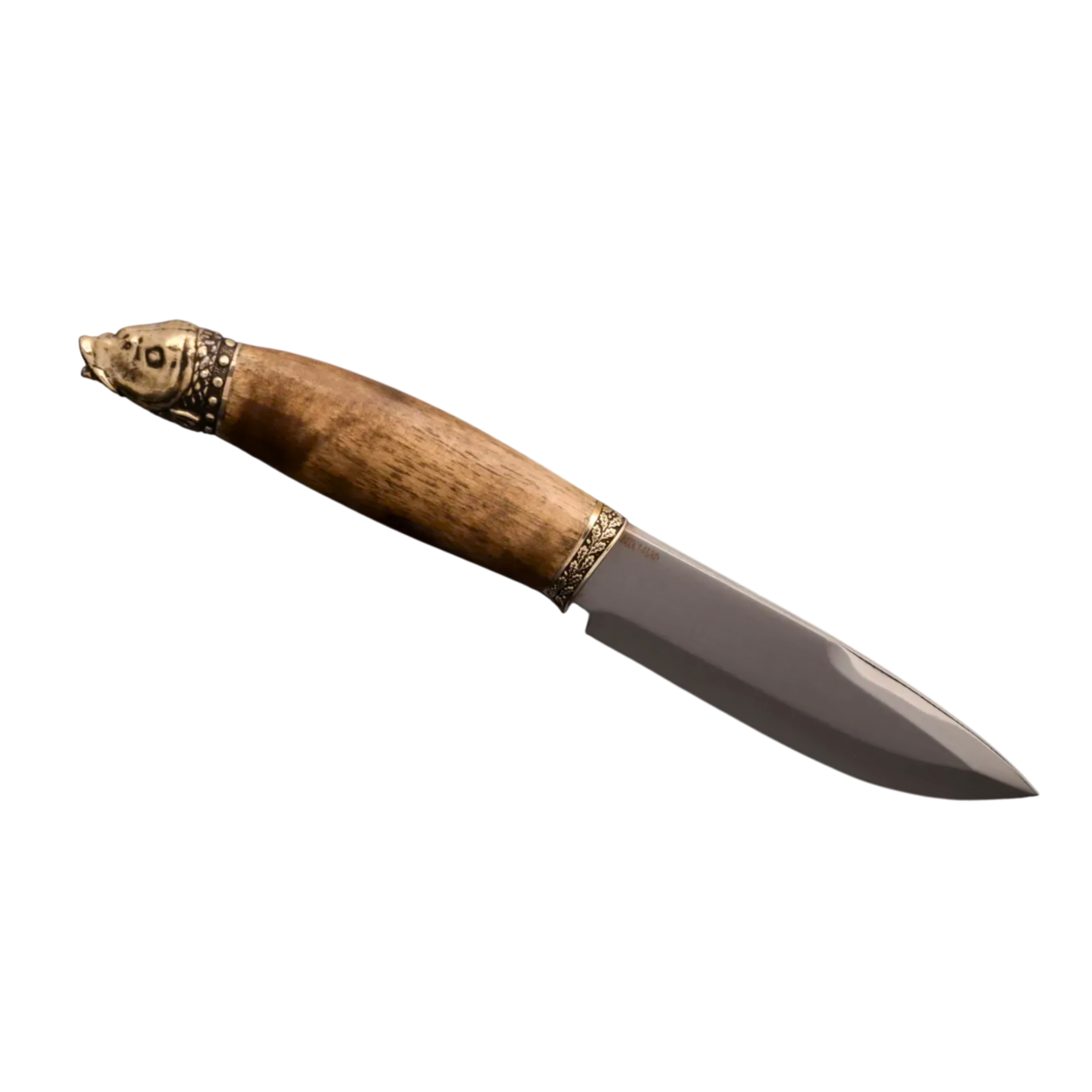 Fishing Knife 50X14MF Stainless Steel with Walnut Handle