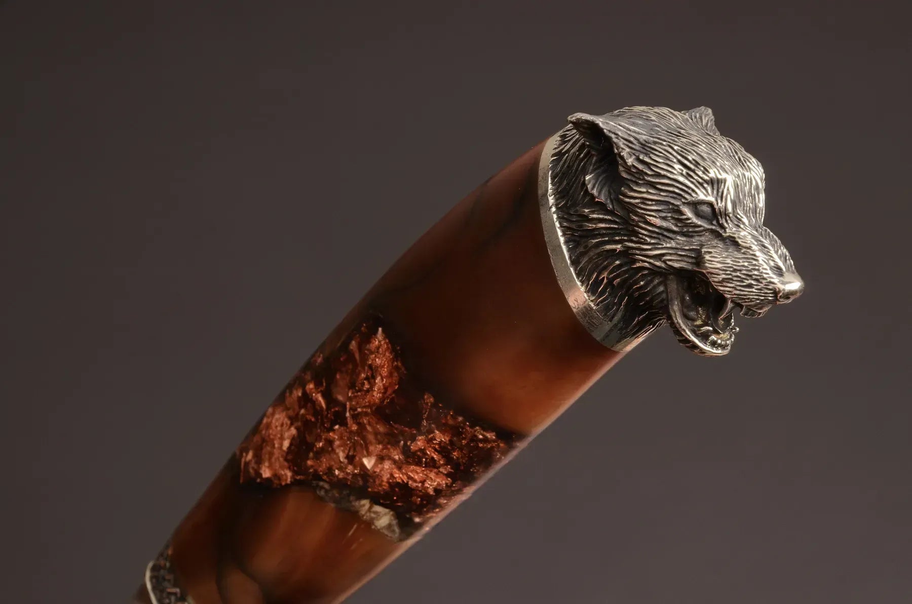 Sculptural handmade knife art piece