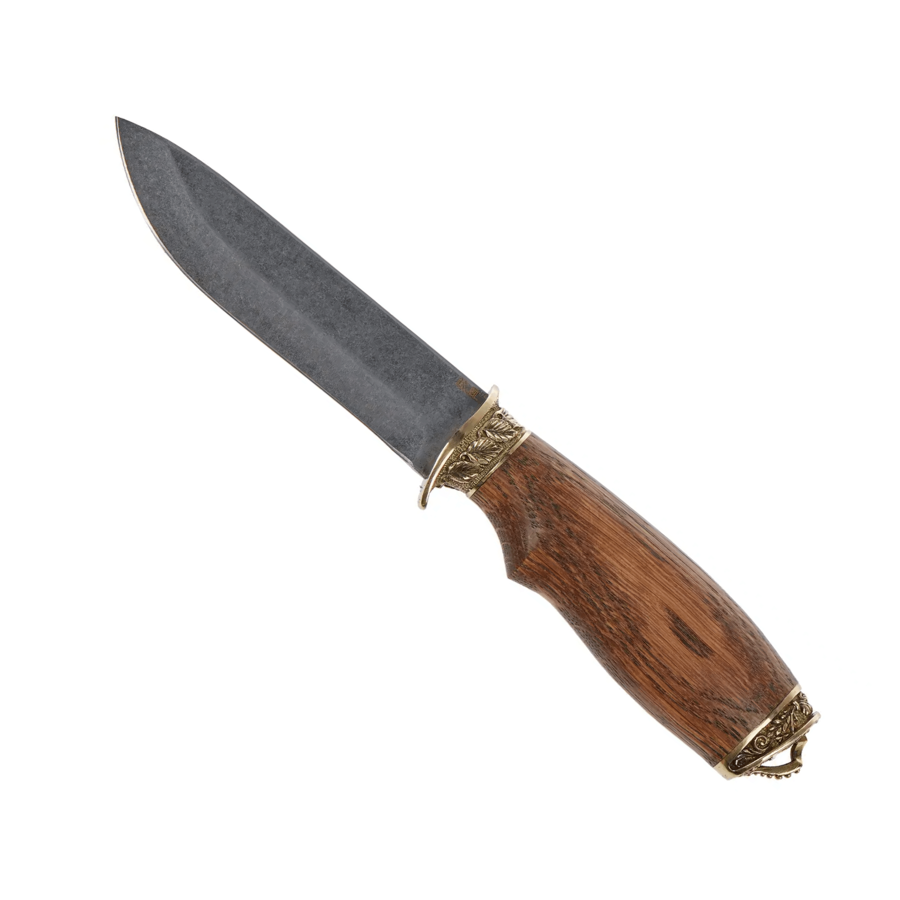 Antique Style Hunter Damascus Steel Hunting Knife