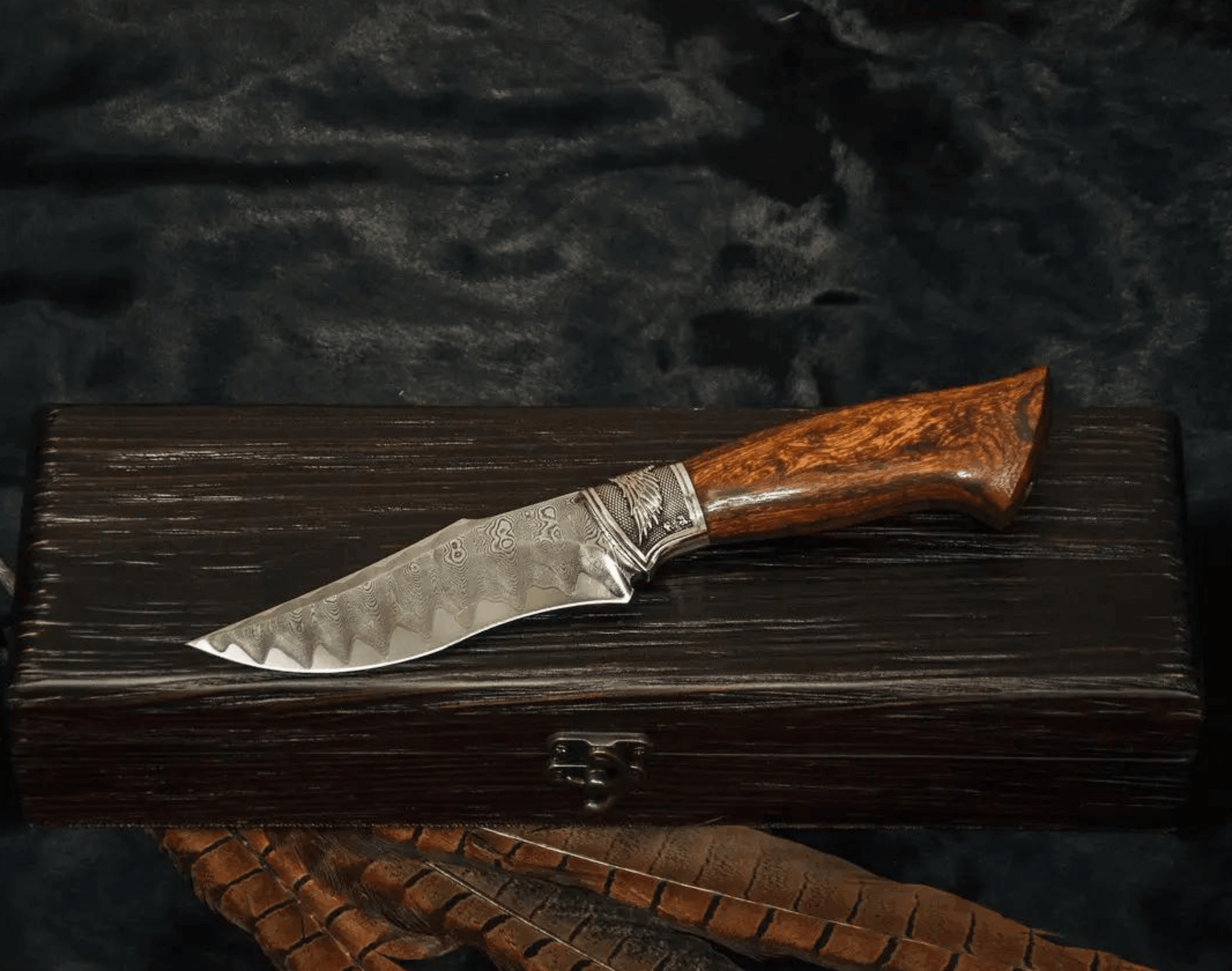 Handmade Designer Fishing Knife "Iron"