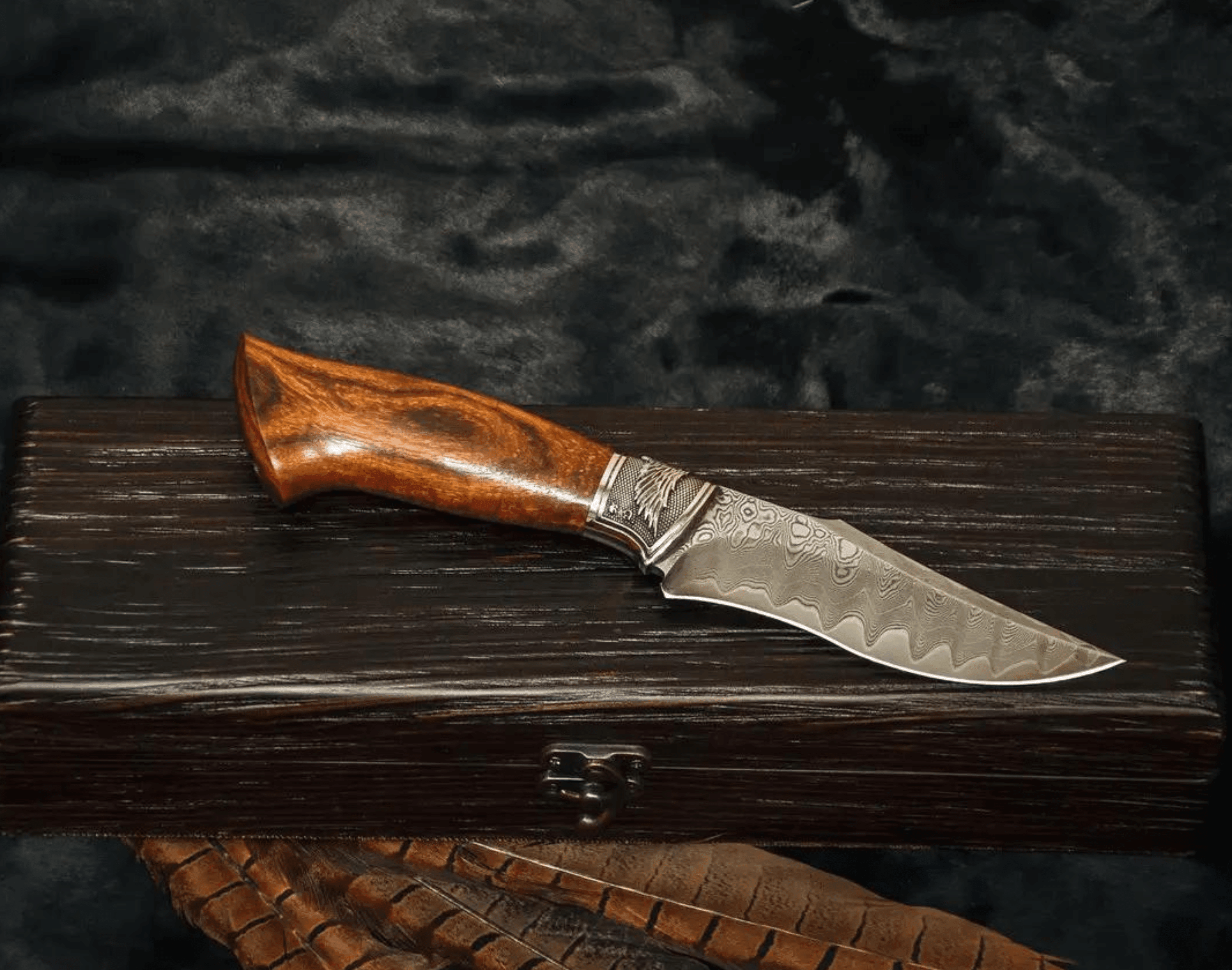 Handmade Designer Fishing Knife "Iron"