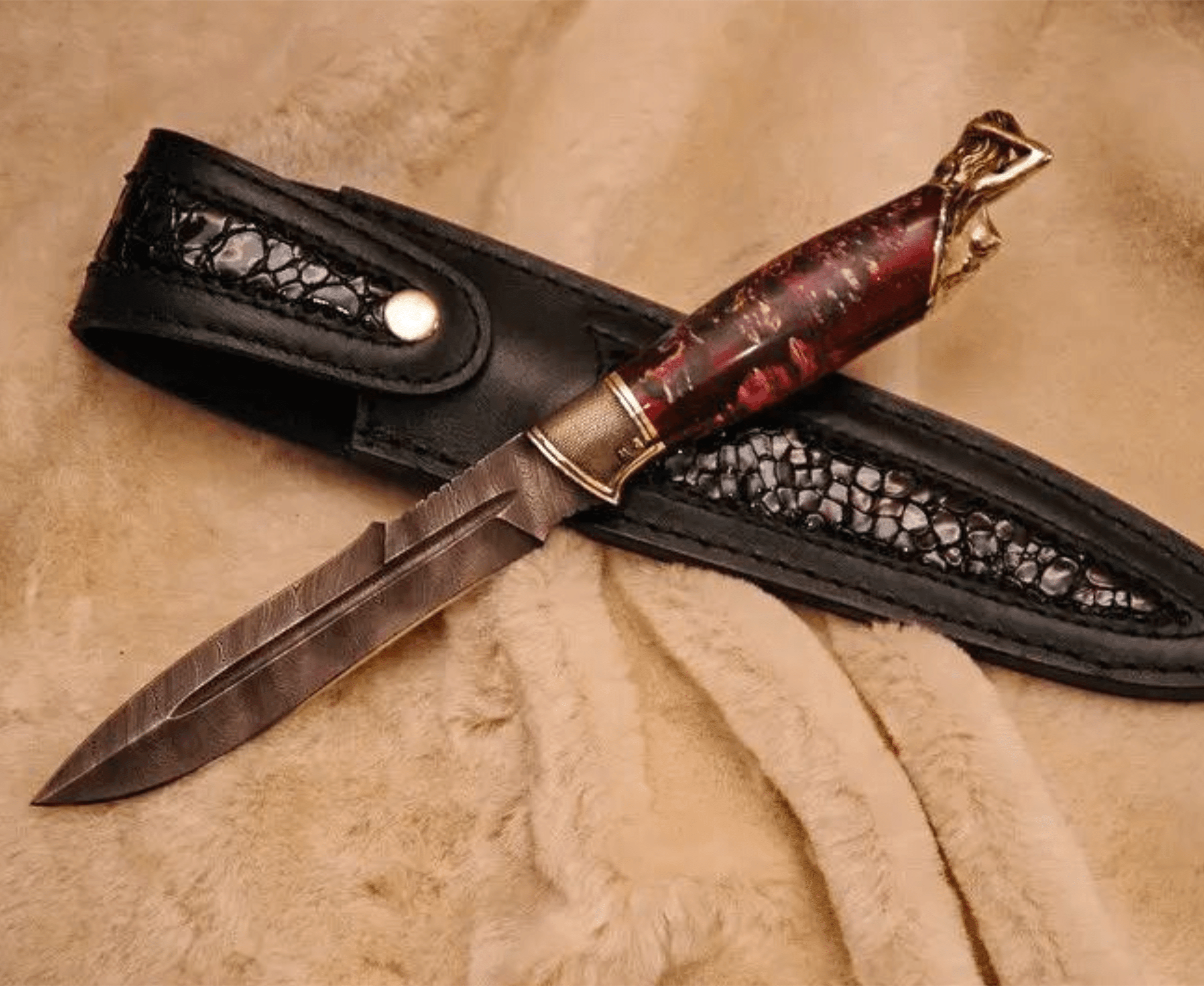 Handmade Exclusive Hunting Knife "Daenerys"
