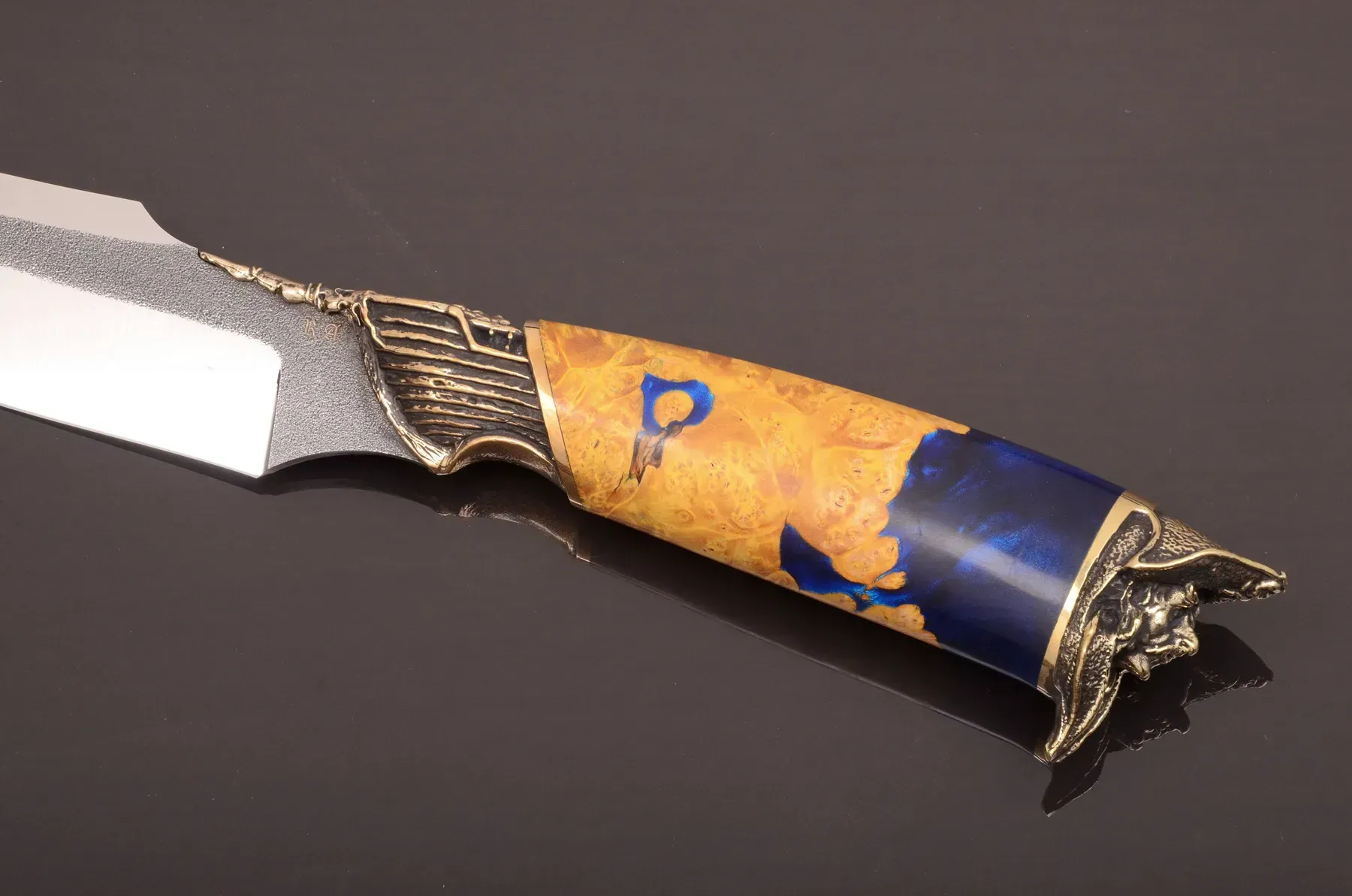 Black Pearl Handcrafted Universal Knife with Hybrid Handle