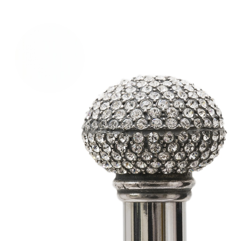 Luxury Walking Stick with Swarovski Crystals – Handmade in Italy