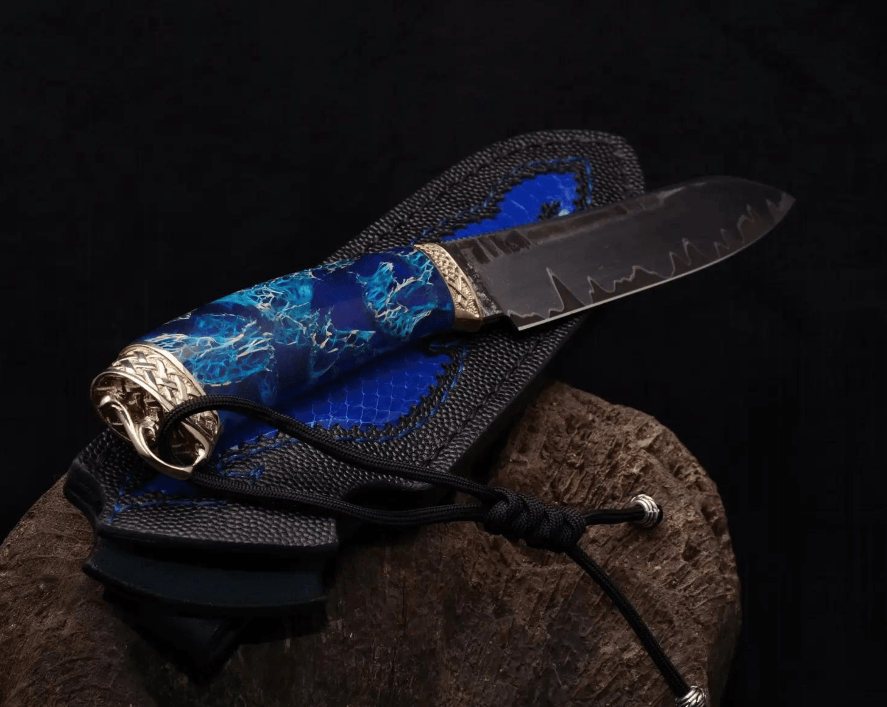 Blue Author's Knife "Deep Of The Sea"