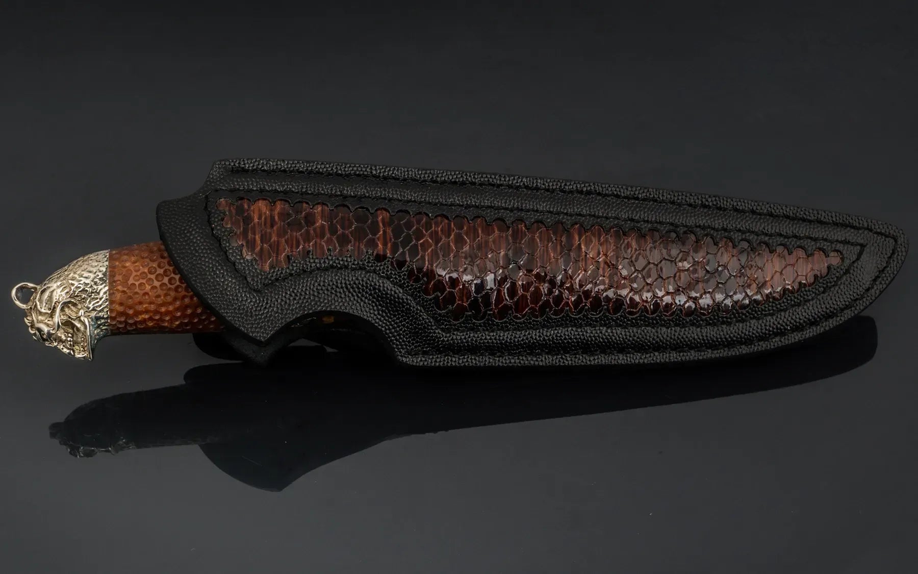 collectible handmade wood knife