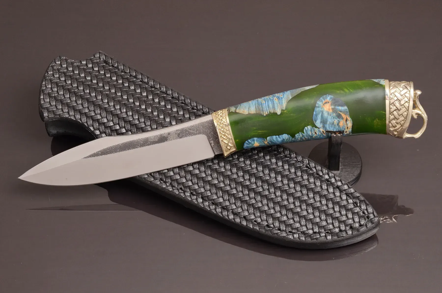 Handmade Author’s Knife – Stainless Steel with Hybrid Handle - Elegant Knives