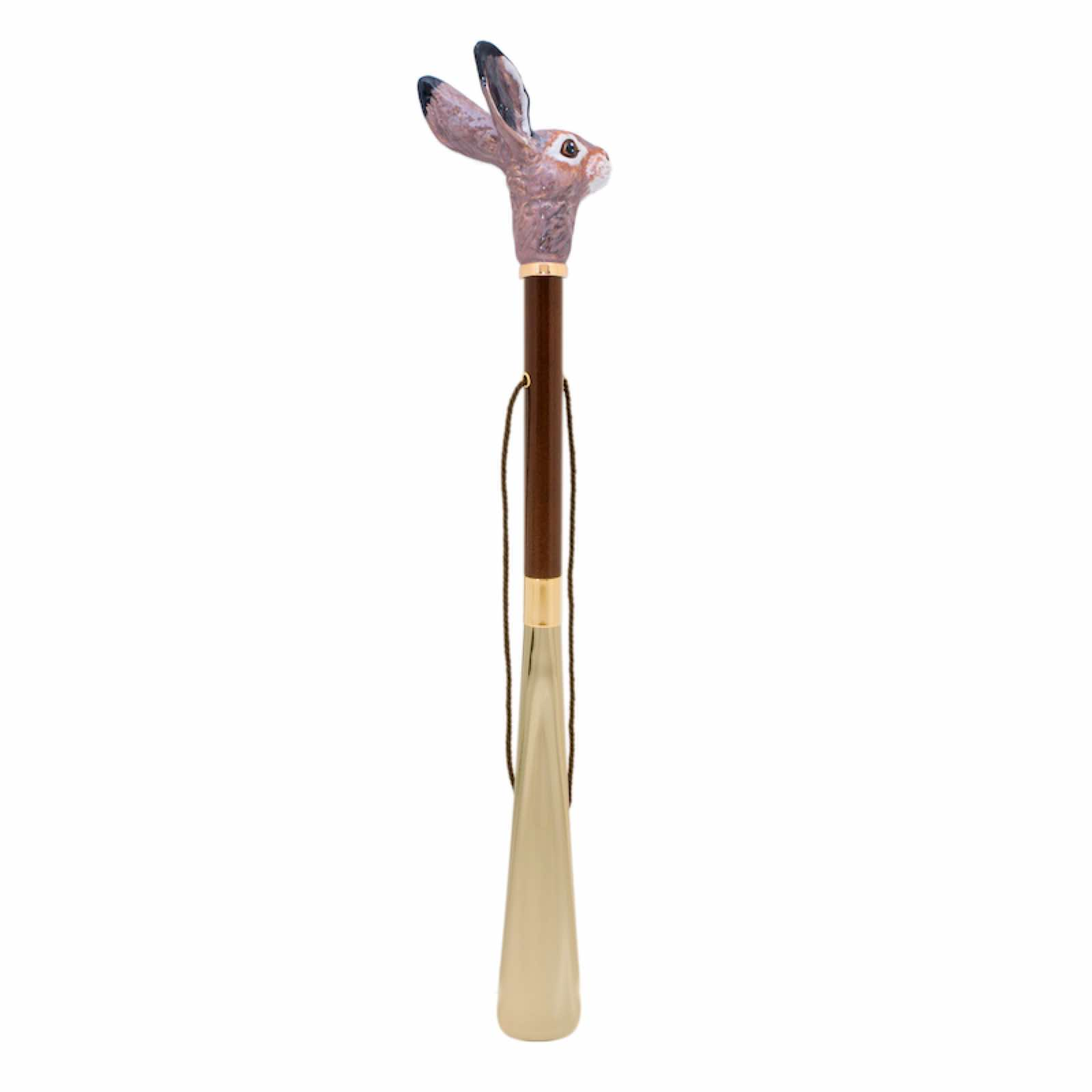 Luxury Shoehorn with Hare Handle – Handmade in Italy