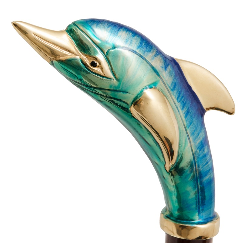 Dolphin Enameled Handle Shoehorn – Luxury Italian Accessory