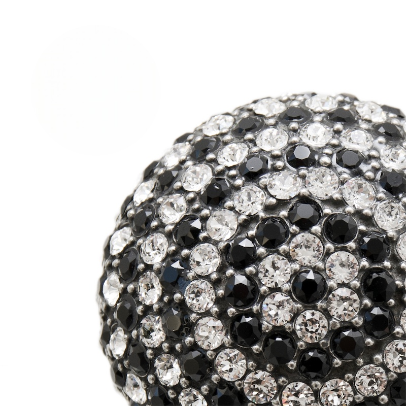 Handmade Italian Shoehorn with Swarovski Bicolor Crystals