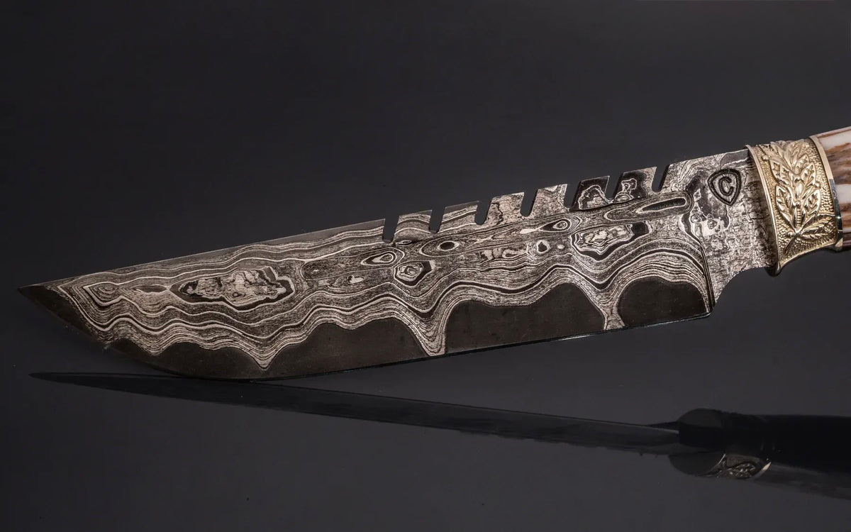 handcrafted elephant art knife