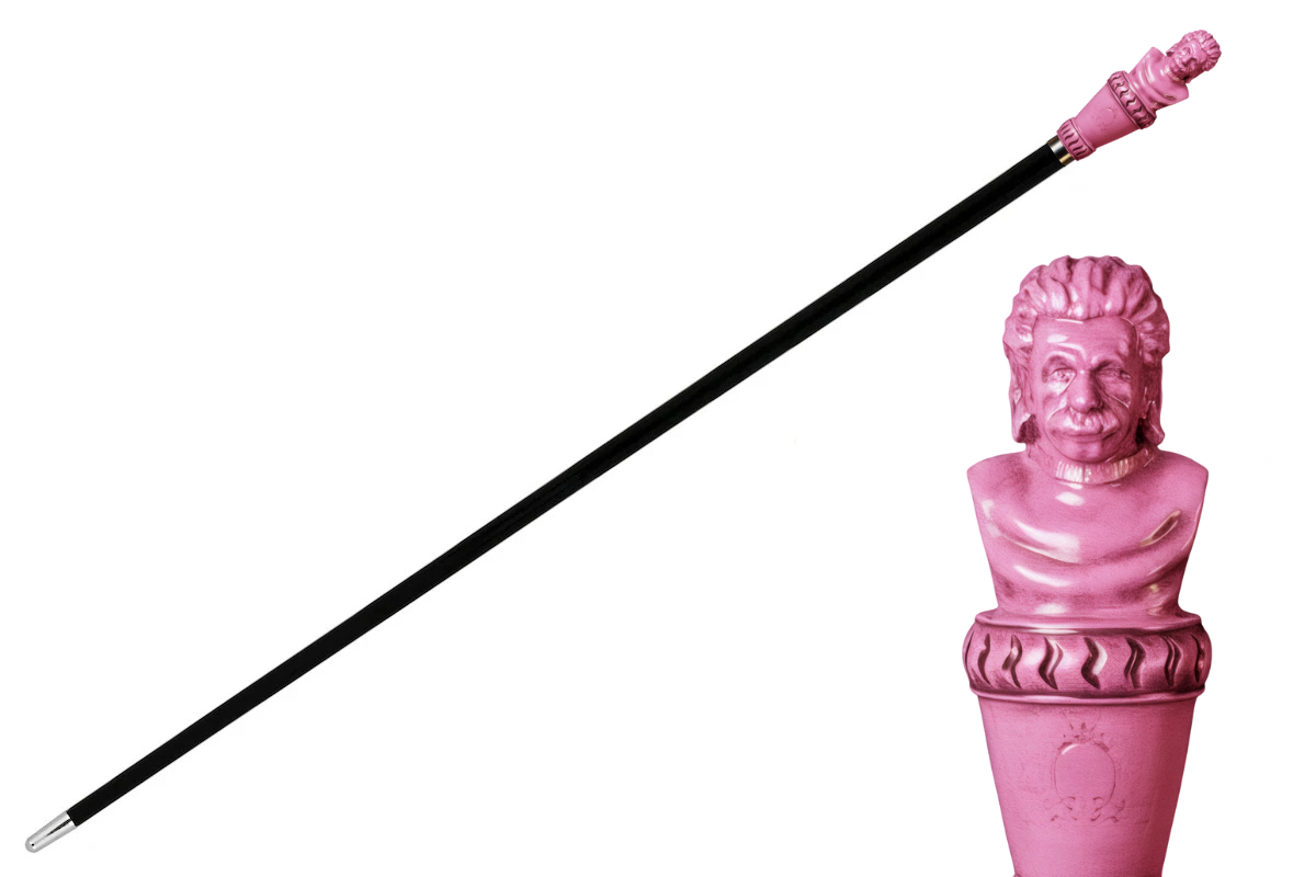 modern art walking cane