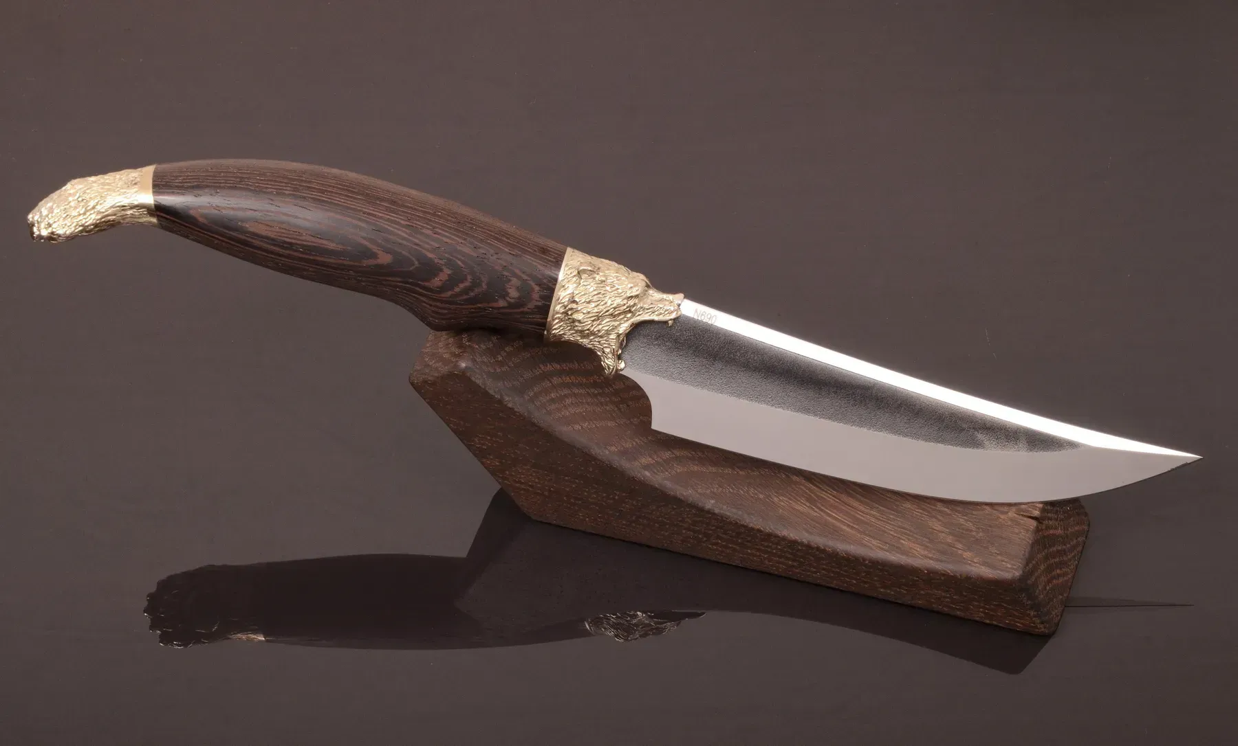 Handmade Universal Knife – N690 Steel with Wenge Handle - Elegant Knives