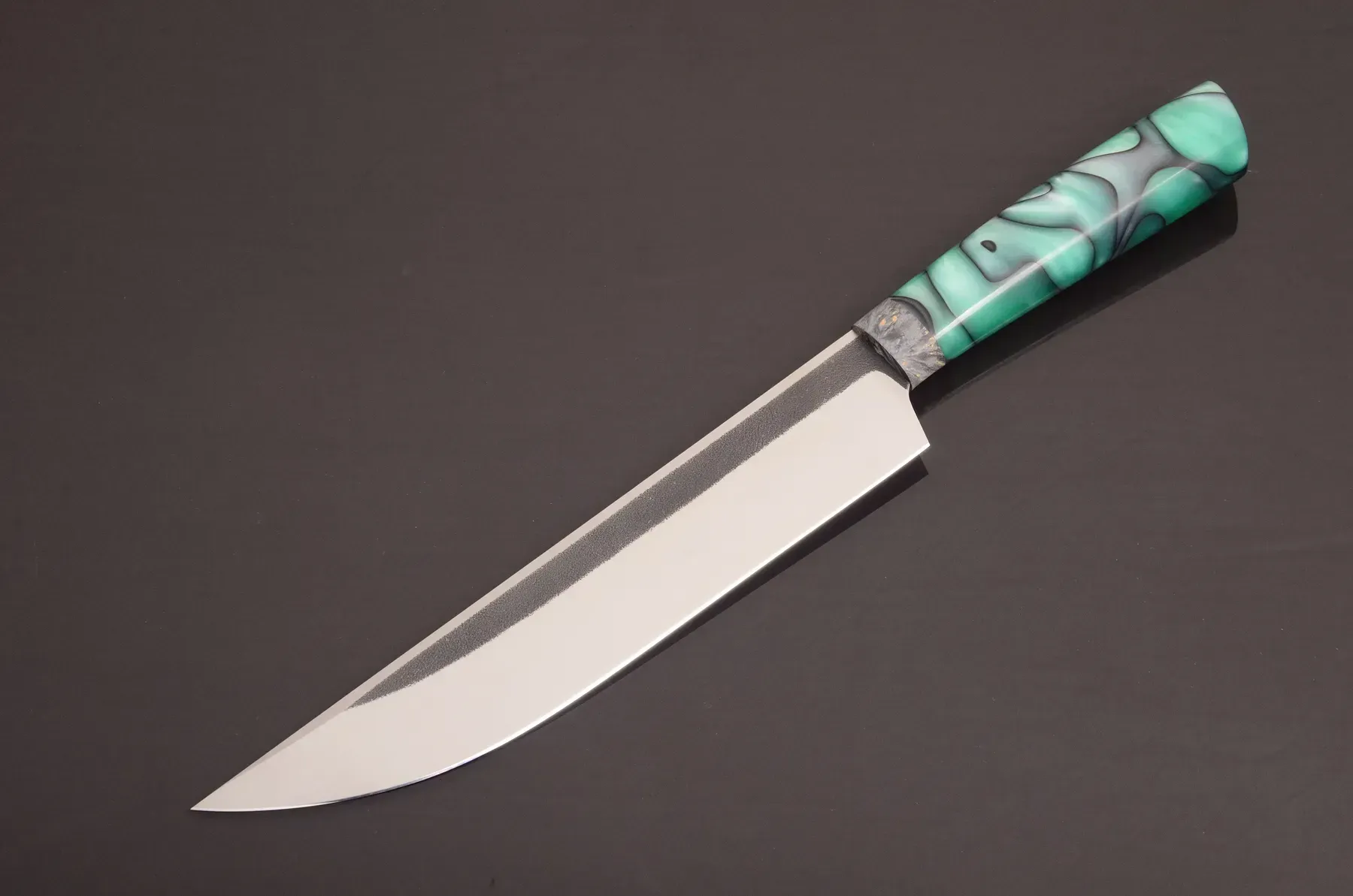 Unique Premium Knife with N690 Steel Blade and Acrylic Handle