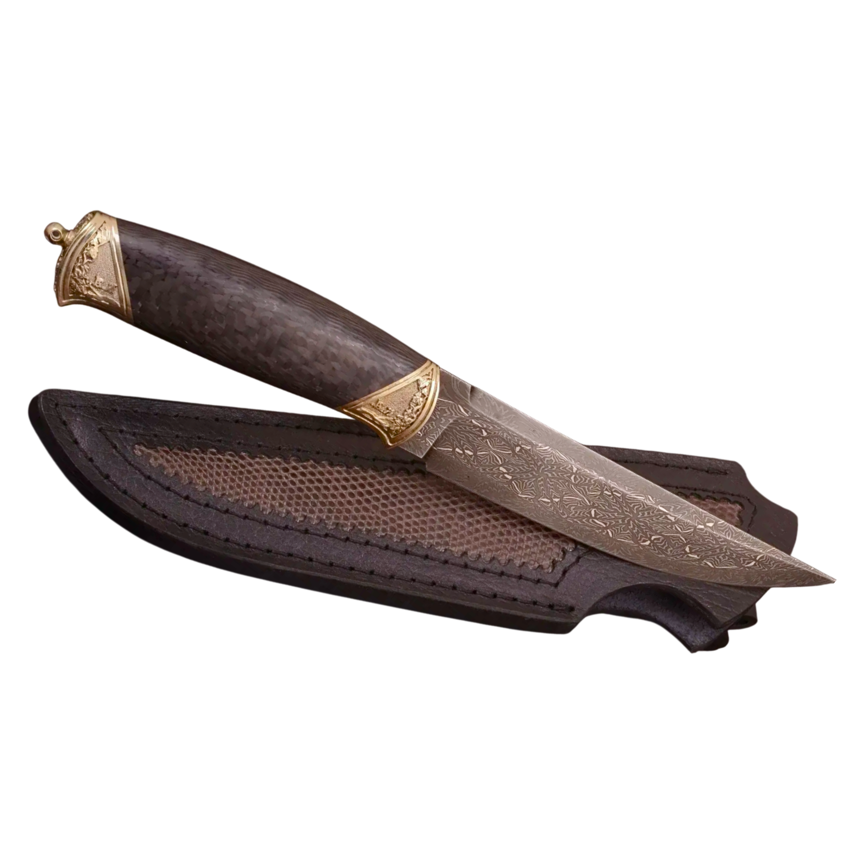 twilight handmade knife damascus