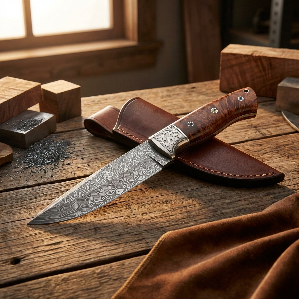 The Stages of Creating a Luxury Handmade Knife: A Step-by-Step Guide