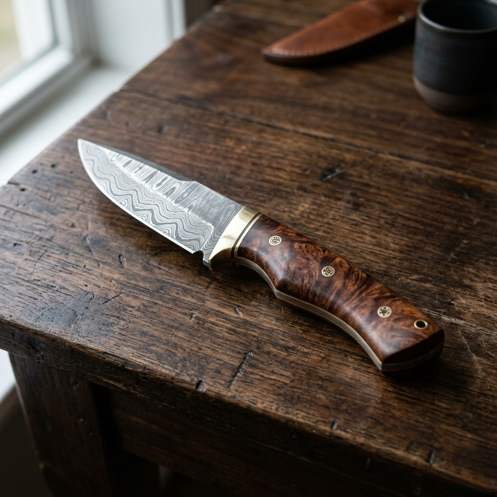 Thoughtful Proportions Of Luxury Knives Maintain Harmony Between Blade And Handle