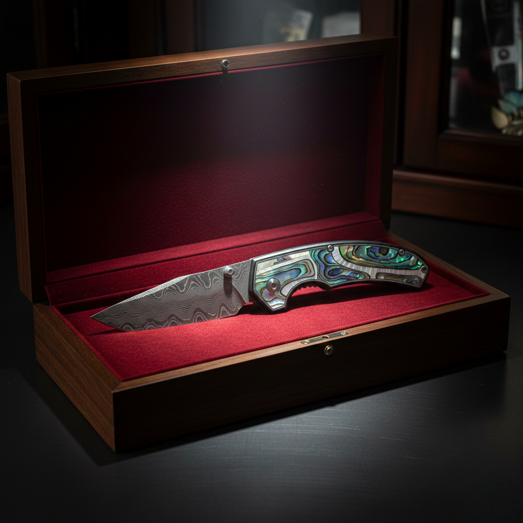 Exotic Inlays Elevate Visual Complexity of Designer Knives