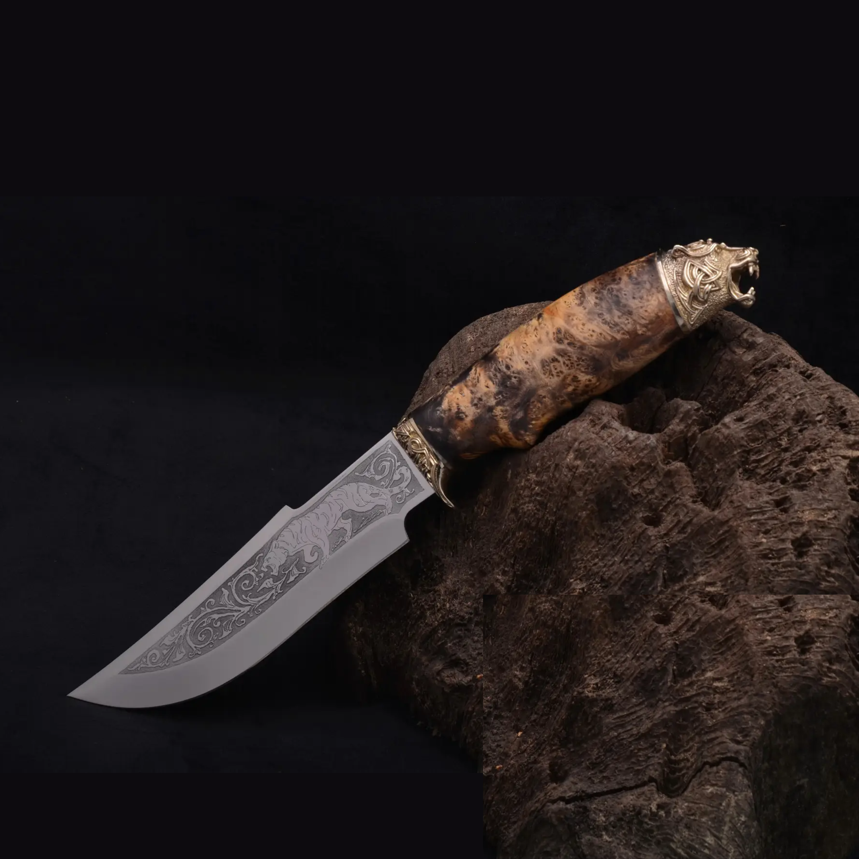Exclusive Handle Hunting and Fishing Knife