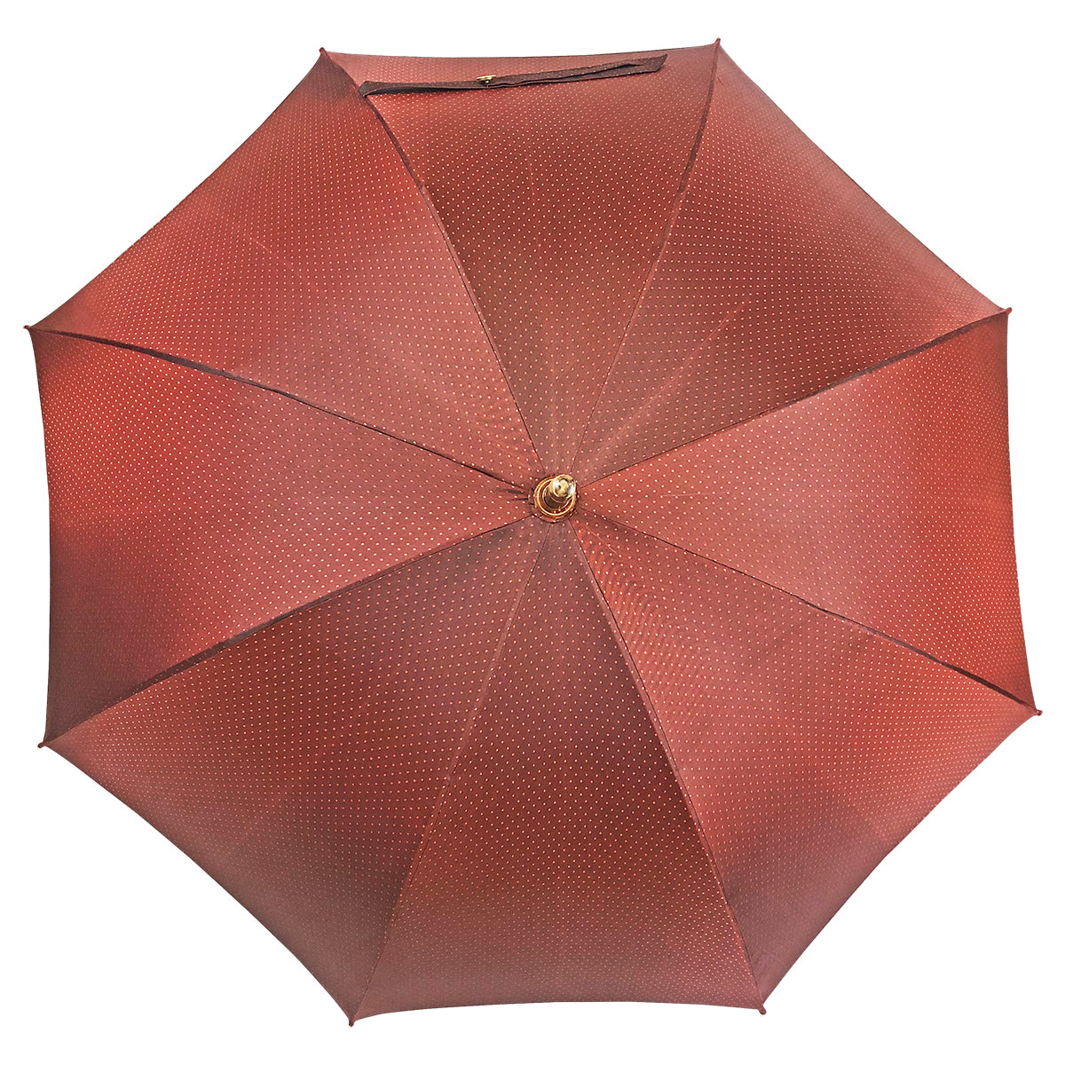 Classic Men’s Umbrella with Leather Handle – Handmade Luxury