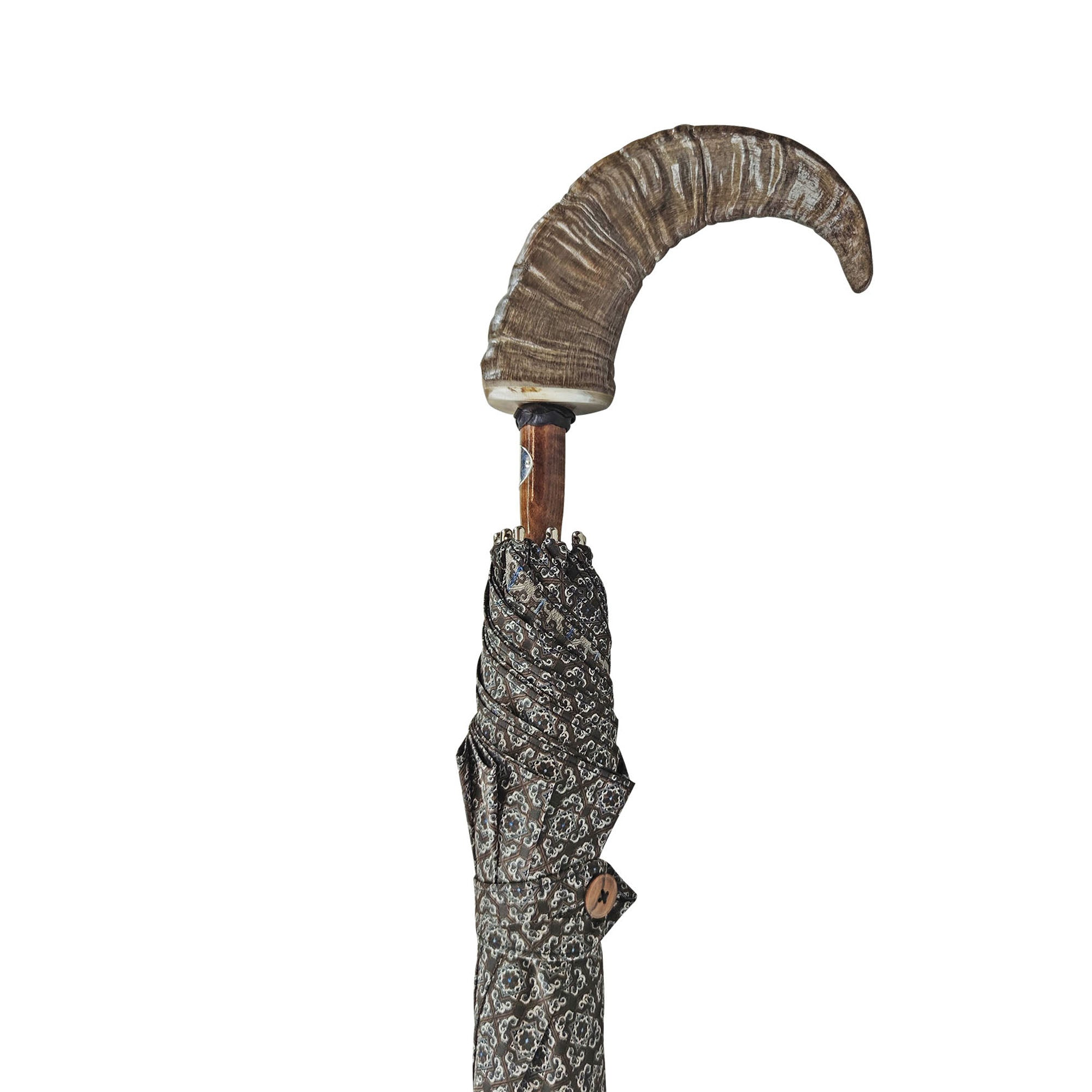 Ram’s Horn Umbrella – Collector’s Masterpiece of Italian Craftsmanship