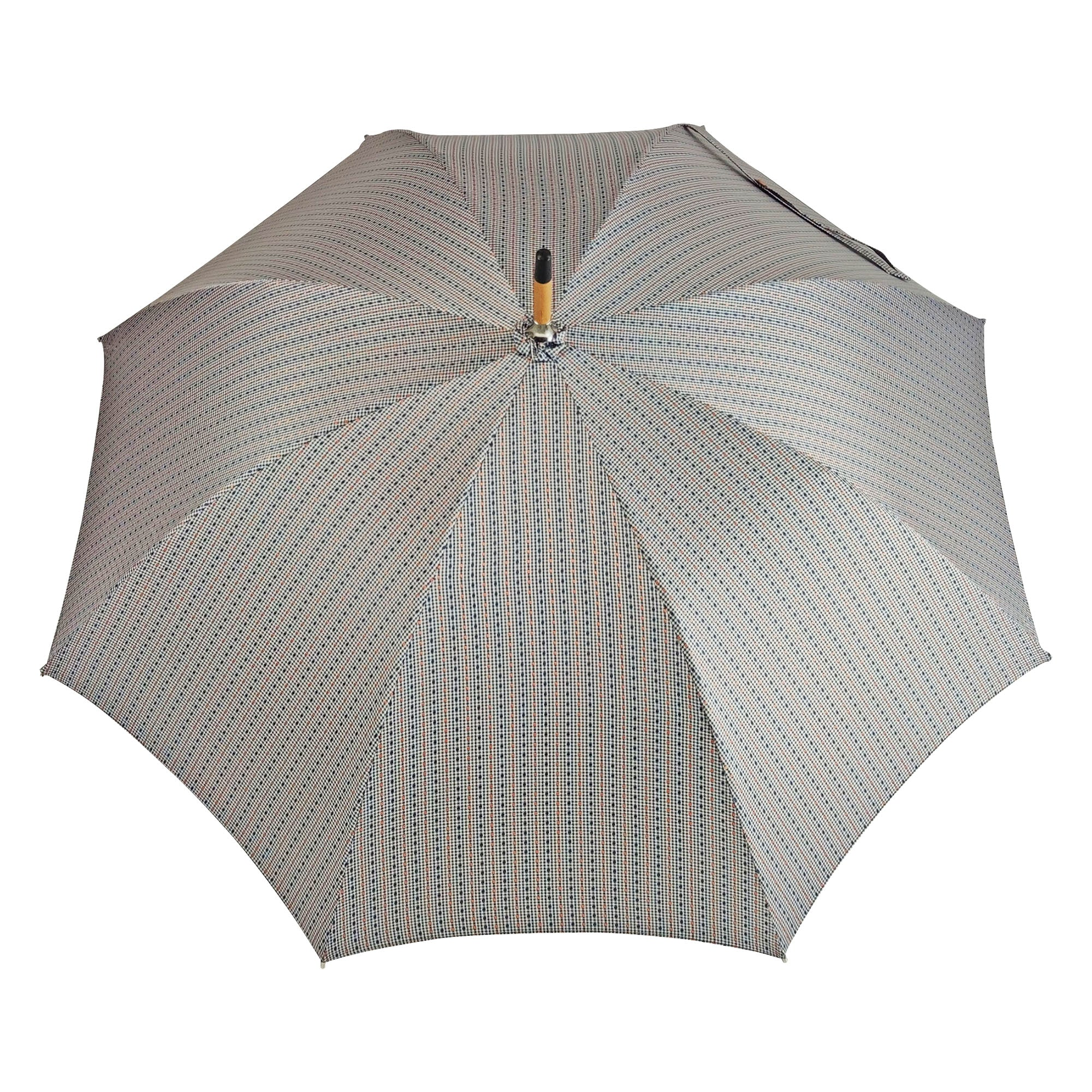 Men's Umbrella with Peeled Chestnut Wood Handle – Handmade in Italy