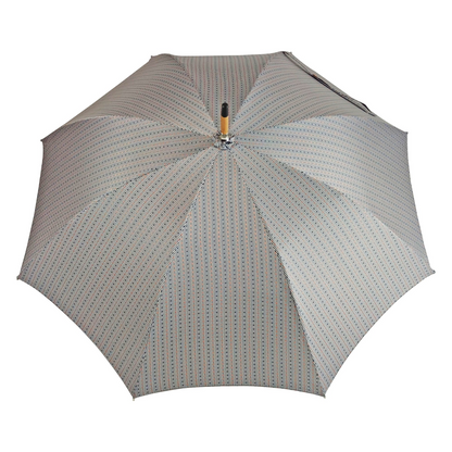 Men's Umbrella with Peeled Chestnut Wood Handle – Handmade in Italy