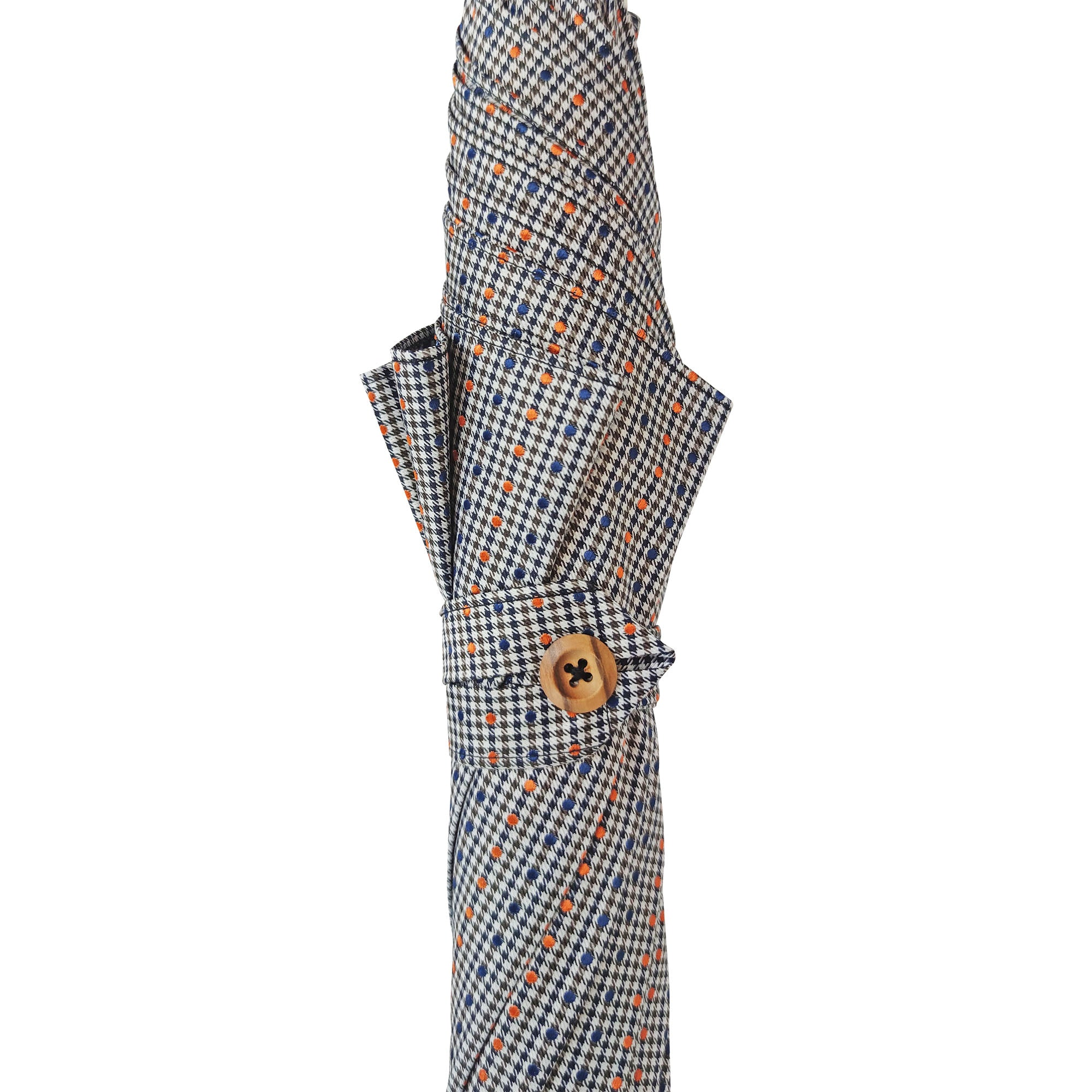 Men's Umbrella with Peeled Chestnut Wood Handle – Handmade in Italy