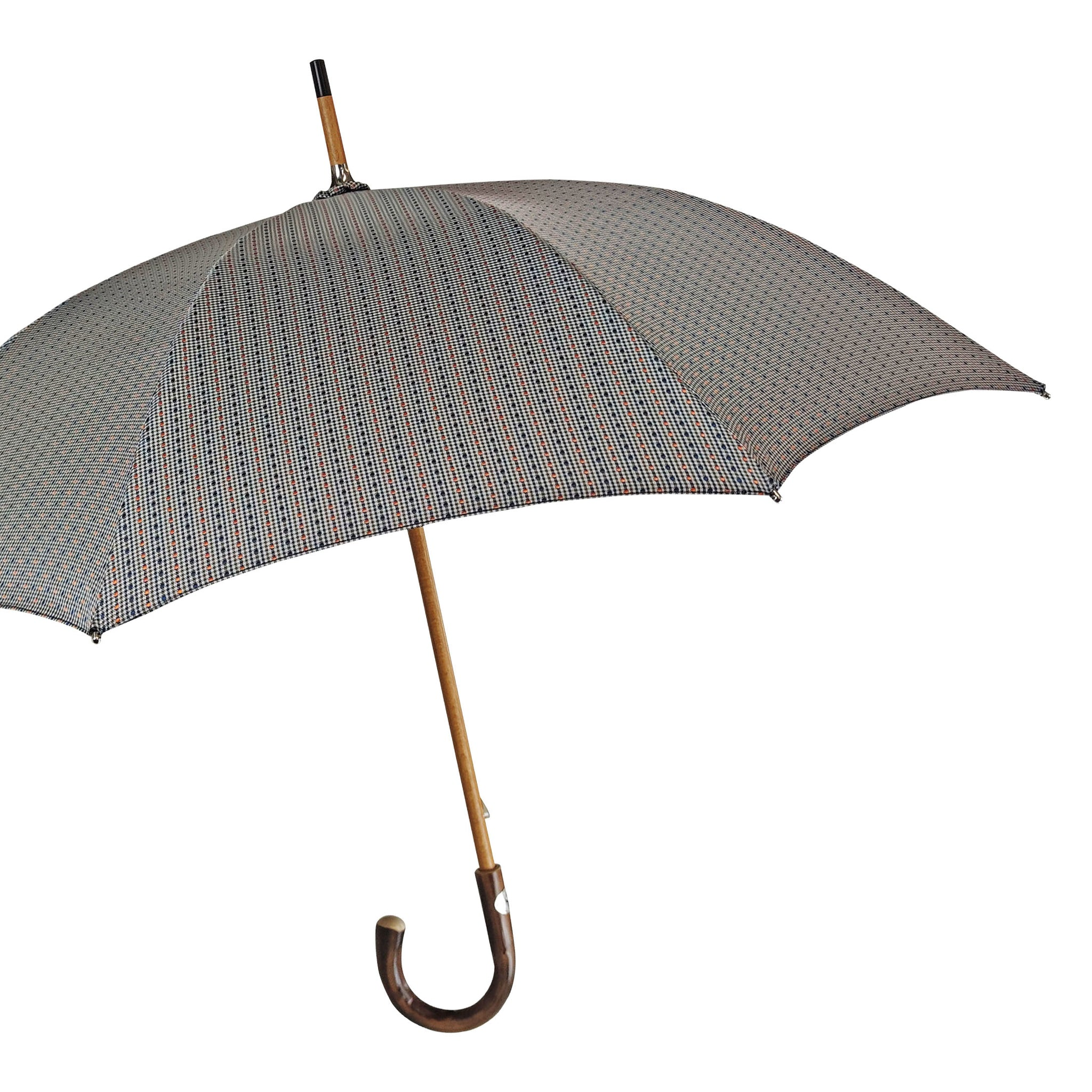 Men's Umbrella with Peeled Chestnut Wood Handle – Handmade in Italy