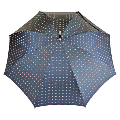 Refined Masterpiece – Men’s Umbrella with Silver-Plated Handle