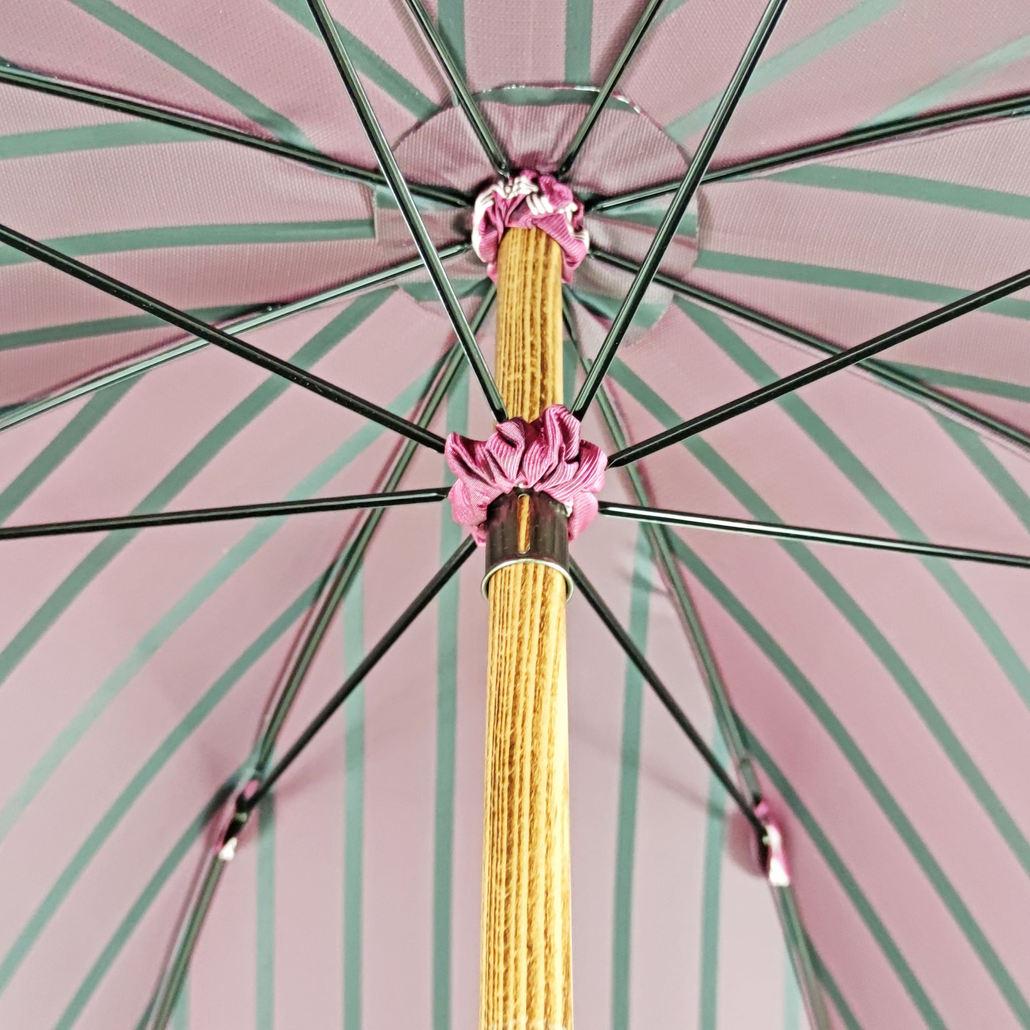 Deer Horn Classic Handmade Umbrella with Flared Beech Wood Rod