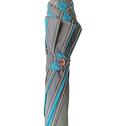 Men's Umbrella with Ostrich Leather Handle – Classic Handmade Design