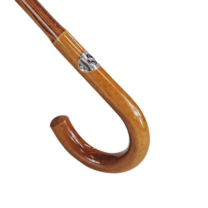 Classic Handmade Multicolor Dot Umbrella with Elegant Malacca Handle