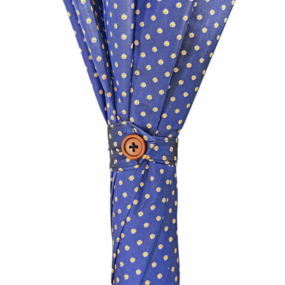 Handcrafted Whanghee Bamboo Umbrella with Elegant Dot Pattern