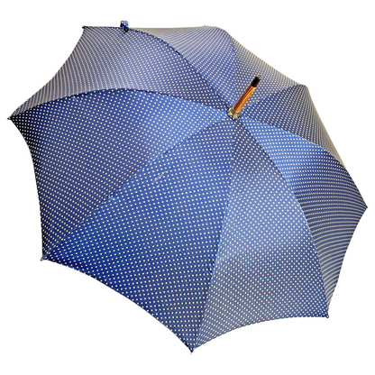 Handcrafted Whanghee Bamboo Umbrella with Elegant Dot Pattern