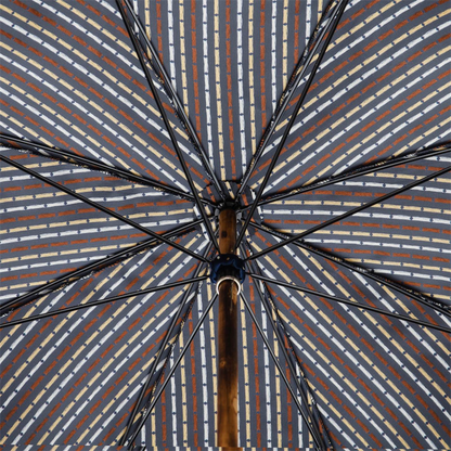 Best Handmade Chestnut Umbrella with Knob End – Classic Italian Craft