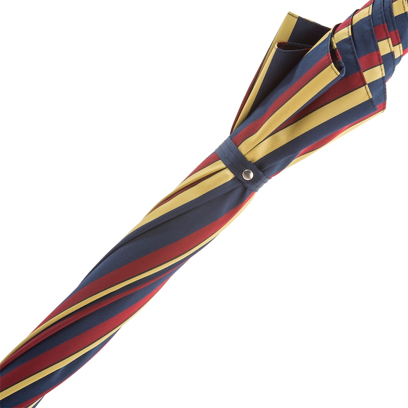 Classic Striped One-Piece Ash Umbrella – Handmade Gents Umbrella