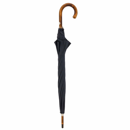 Maple Stick Umbrella with Horn Detail – Handmade Italian Craft