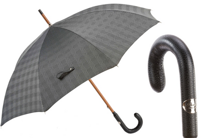 Quality Bespoke Gentleman’s Umbrella with Leather Handle